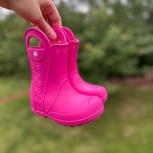 Crocs rain boots